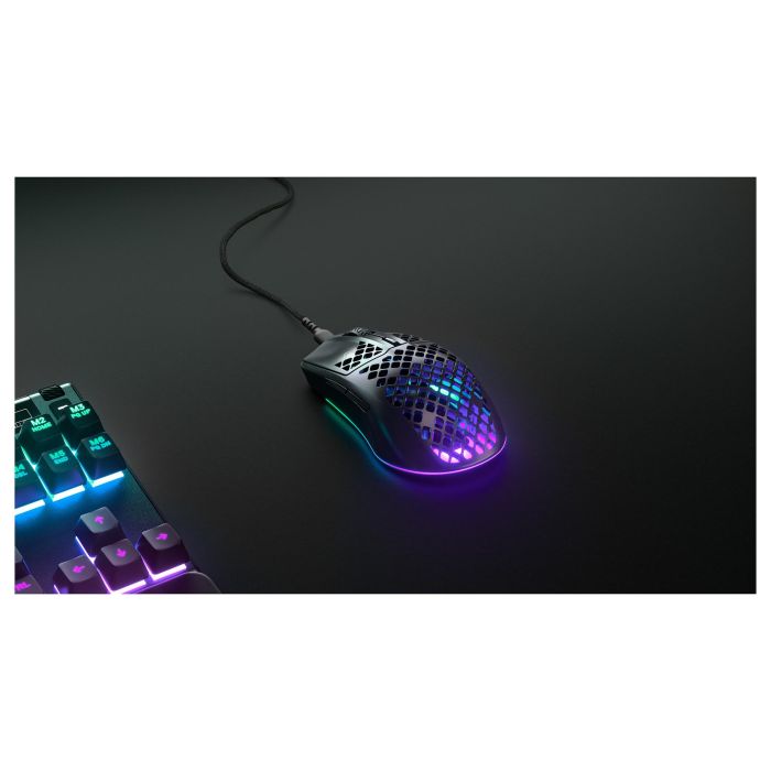 SteelSeries Aerox 3 Ratón Mano Derecha USB Tipo C Óptico 8500 DPI Negro 62611 13