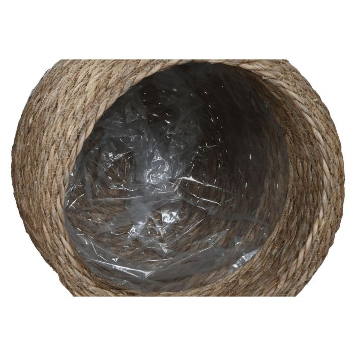 Macetero Urban DKD Home Decor Marron 42 x 39 x 42 cm Set de 3 2