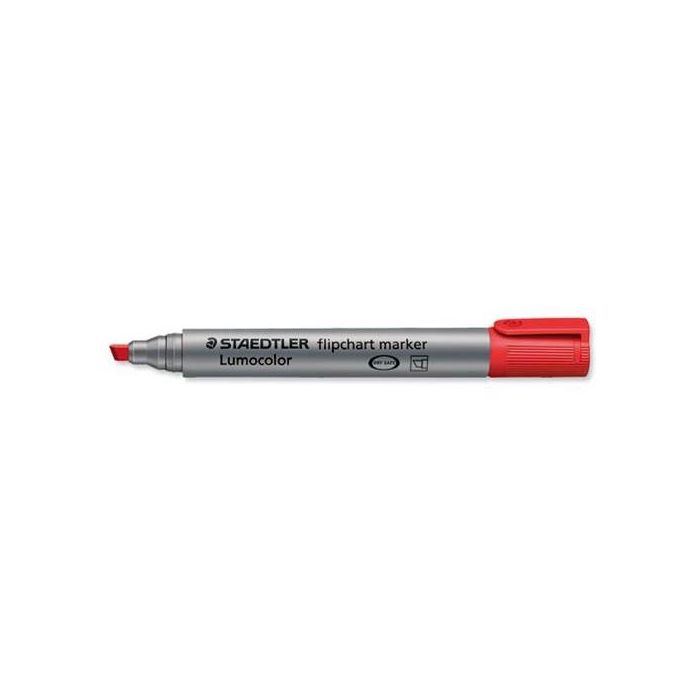 STAEDTLER Flipchartmarker Lumocolor rot 10 Stück