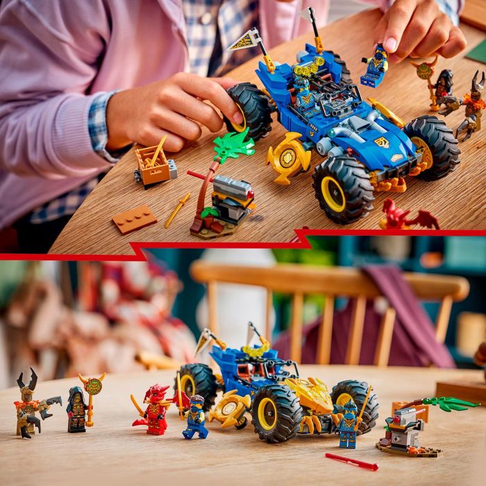 LEGO Ninjago Coche Transformable de Jay 71856 Set de Construcción para Niños +8 Años con 387 Piezas 6