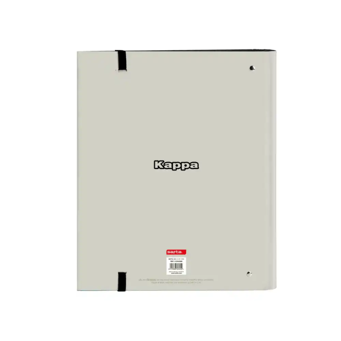 Safta Carpeta con recambio DIN A4 Cuadro 5 mm con Goma y Separadores Kappa Grey 1 Safta Carpeta con recambio DIN A4 Cuadro 5 mm con Goma y Separadores Kappa Grey 1