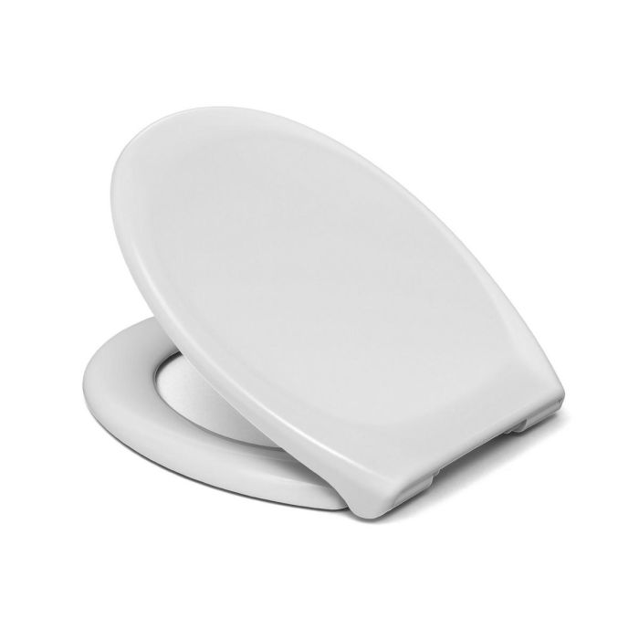 CEDO Asiento de inodoro Pebble Beach blanco 46x38,3x4,9cm