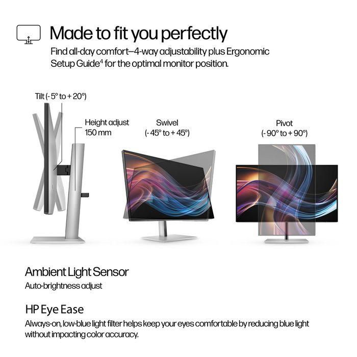 HP Series 7 Pro 27 inch 4K Thunderbolt 4 Monitor - 727pk 21 HP Series 7 Pro 27 inch 4K Thunderbolt 4 Monitor - 727pk 21