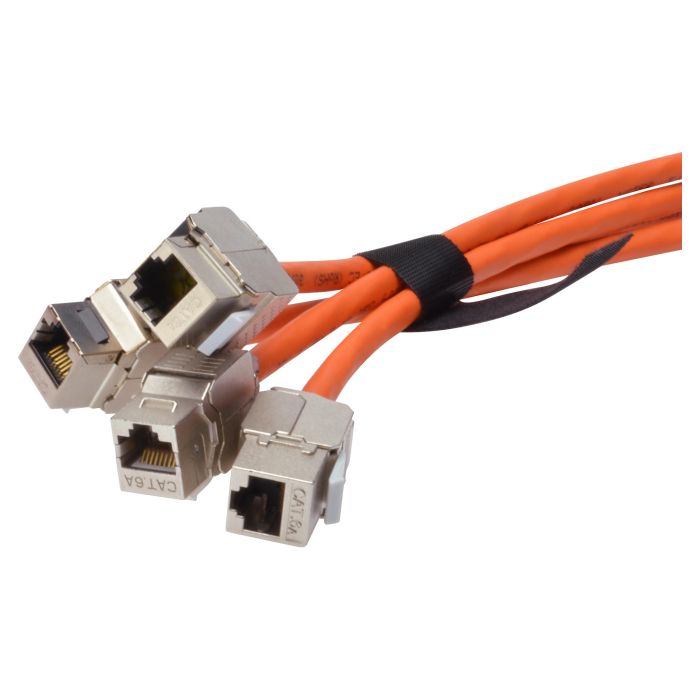 Digitus Cinta de Gancho y Bucle 20mm Ancho x 10m Longitud Negro