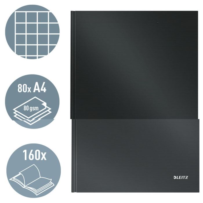 Bloc de Notas Leitz Solid Negro A4 80 Hojas 4