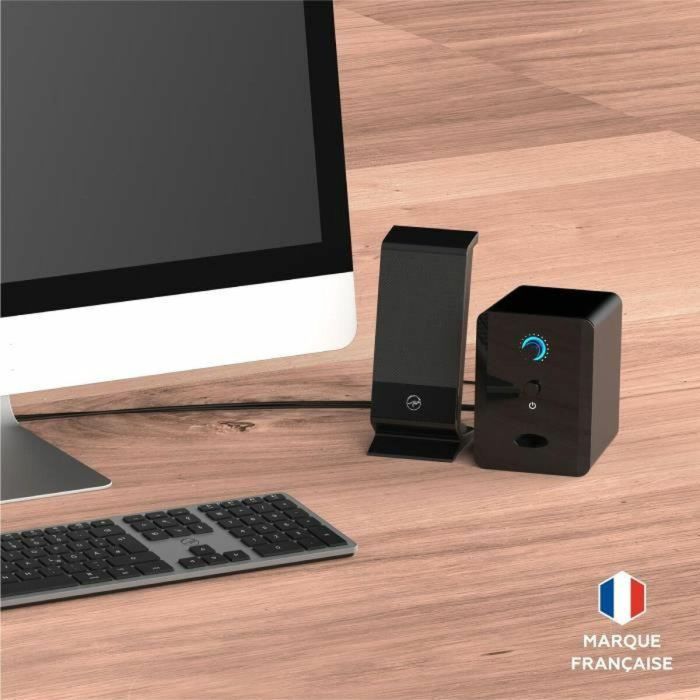 Mobility ML314006 Altavoz 2.1 - Negro - 2 altavoces - 5W de potencia 2 Mobility ML314006 Altavoz 2.1 - Negro - 2 altavoces - 5W de potencia 2