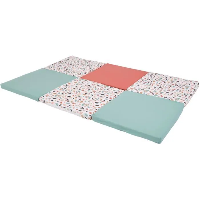Tineo TIN3275055961119 Alfombra de Juego Maxi Malin Evolutiva 5 en 1 Geométrica / Animales Divertidos 180 x 120 cm 1