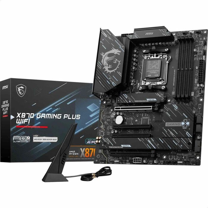 MSI Placa Base X870 GAMING PLUS WiFi AM5 ATX DDR5 128GB AAANX05377 12 MSI Placa Base X870 GAMING PLUS WiFi AM5 ATX DDR5 128GB AAANX05377 12