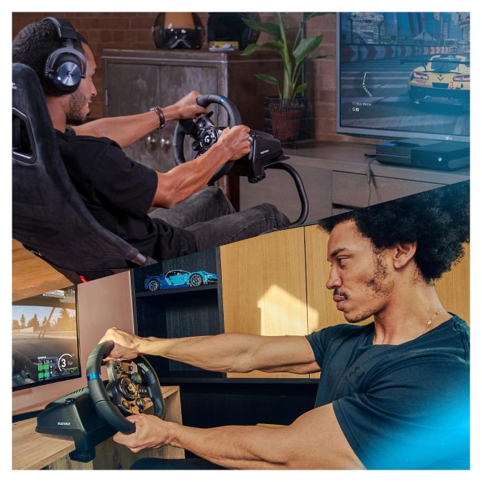 Logitech Volante y Pedales G923 con TrueForce para Simulación de Carreras Avanzada 3