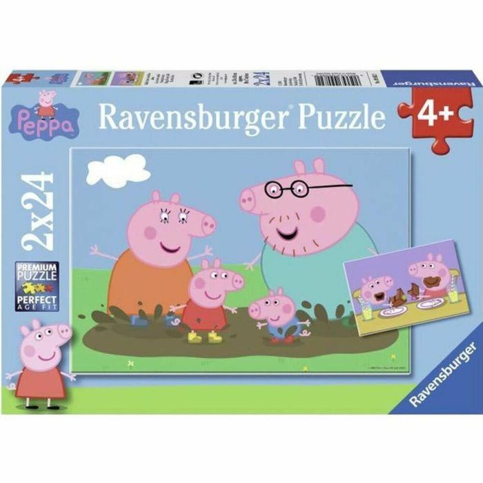 PEPPA PIG Puzzle Vida familiar 2x24 pcs