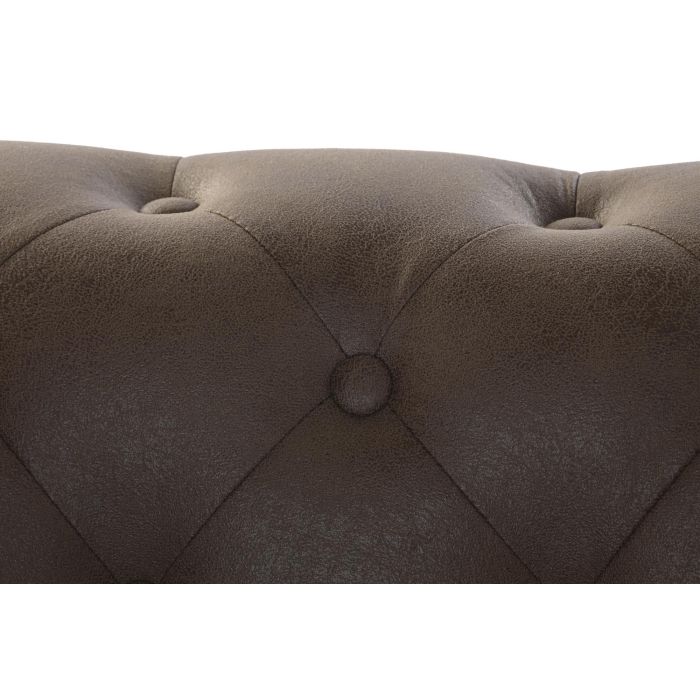 DKD Home Decor Sillón Vintage Marron Natural 80 x 70 x 80 cm 4