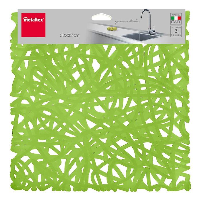 Metaltex Geometric Salvaplatos para Fregadero Colores Surtidos 32 x 32 cm 2