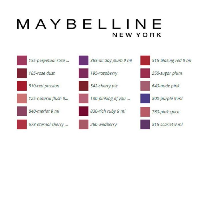 Pintalabios Superstay Maybelline 11