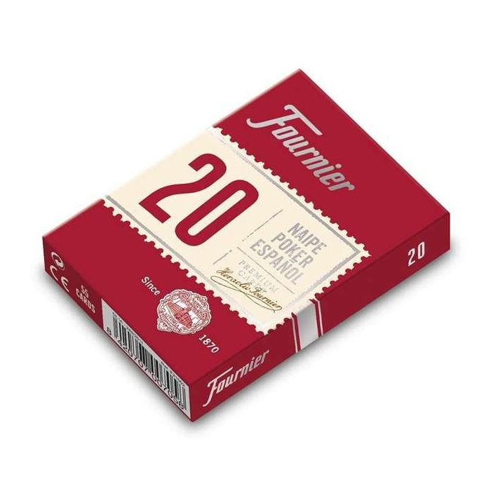 Fournier Baraja Poker Español Nº20/55 Cartas (3 Joker) Estuche Cartulina 3