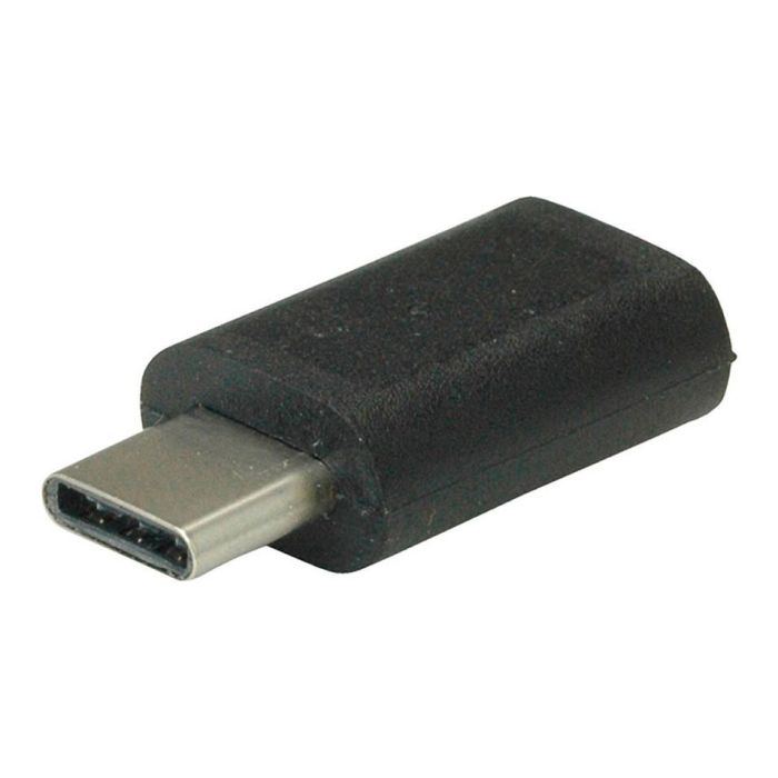 VALUE 12.99.3191 Adaptador USB C a Micro USB Macho/Hembra Negro 3