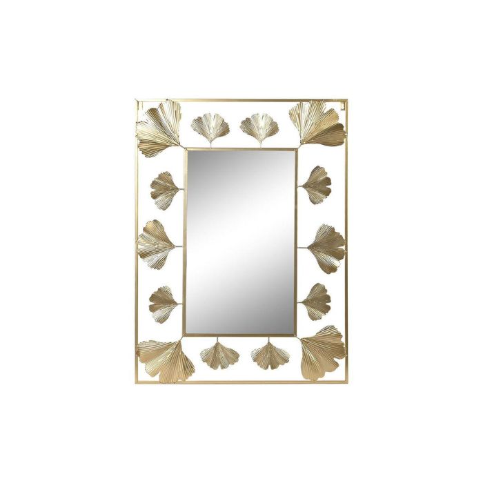 Espejo de pared DKD Home Decor Dorado Hoja de planta 71 x 1 x 97 cm Espejo de pared DKD Home Decor Dorado Hoja de planta 71 x 1 x 97 cm