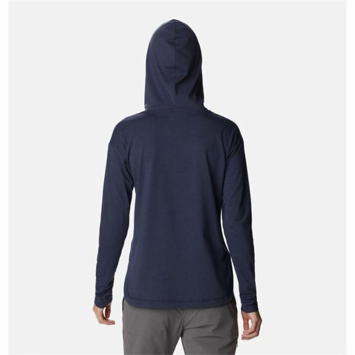 Sudadera con Capucha Mujer Columbia Sun Trek™ Azul marino 4 Sudadera con Capucha Mujer Columbia Sun Trek™ Azul marino 4