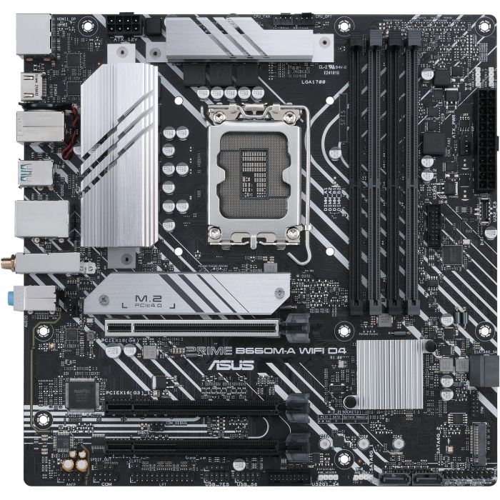 ASUS 1700 PRIME B660M-A WiFi DDR4 Placa Base para Intel 1