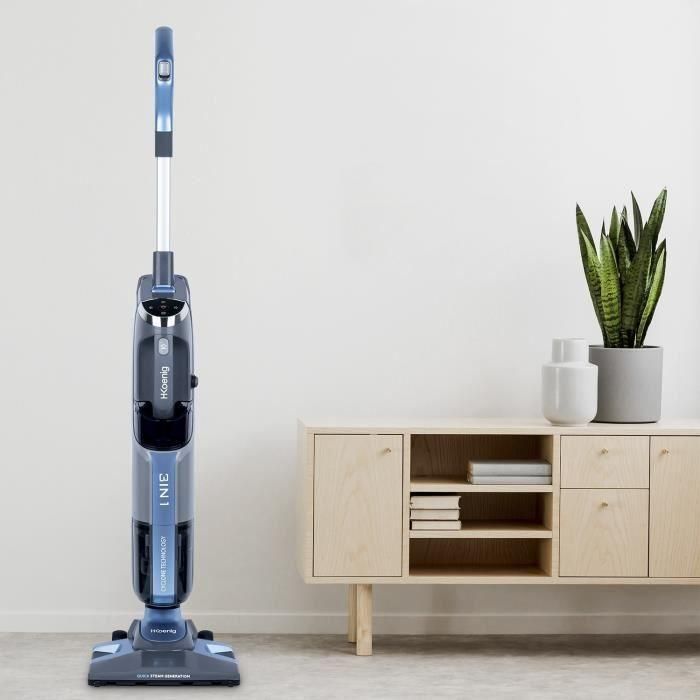 Aspirador de vapor HKoeNIG 3 en 1 - Capacidad polvo 1L, agua 0,38L - Clase A 1 Aspirador de vapor HKoeNIG 3 en 1 - Capacidad polvo 1L, agua 0,38L - Clase A 1