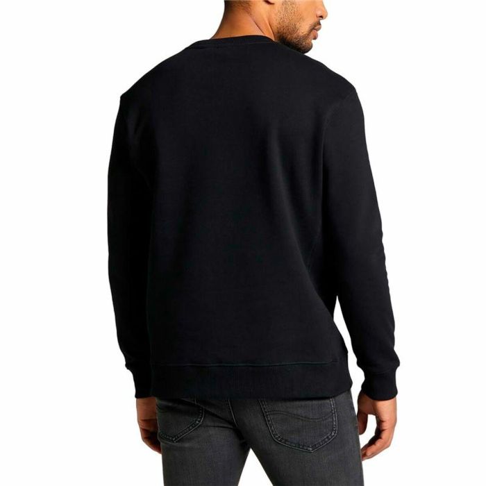 Sudadera sin Capucha Hombre Lee Plain Crew Negro 1