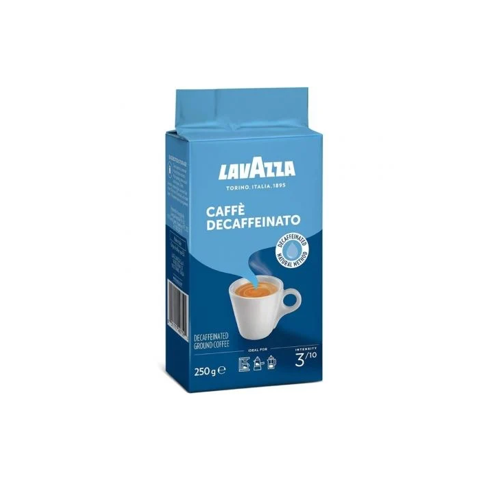 Lavazza Café Molido Descafeinado 2011 - Tueste Natural, Afrutado, Mezcla Arábica y Robusta, 250g