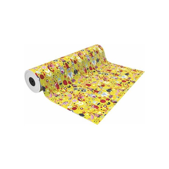 Papel De Regalo Bobina Basika 62 Cm X 80 M (4 Kg Aprox.) Infantil (In1501-A 62 Cm)