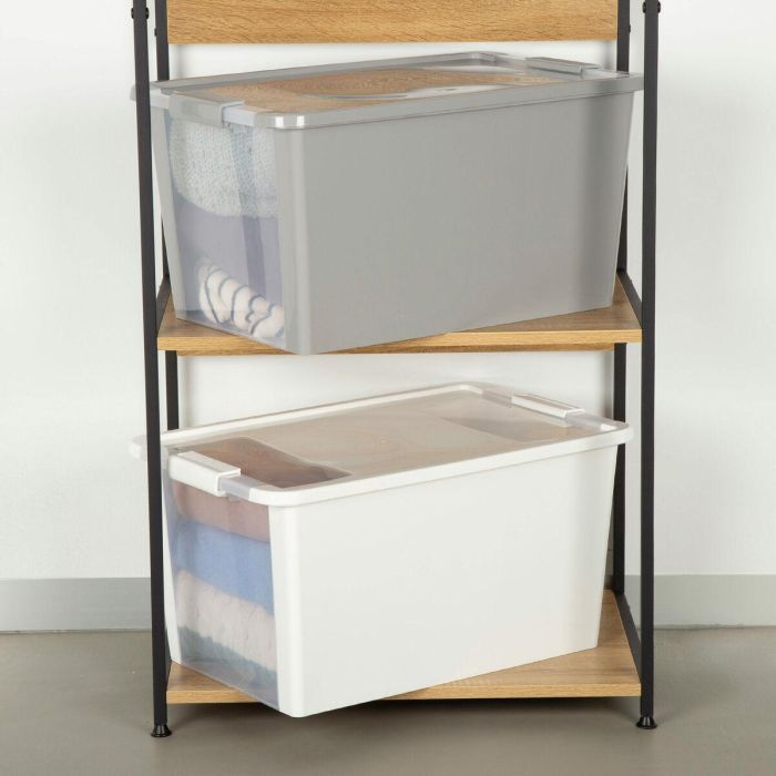 Caja de Almacenaje con Tapa Curver Blanco Plástico 40 L 55 x 28 x 35 cm (5 Unidades) 2 Caja de Almacenaje con Tapa Curver Blanco Plástico 40 L 55 x 28 x 35 cm (5 Unidades) 2