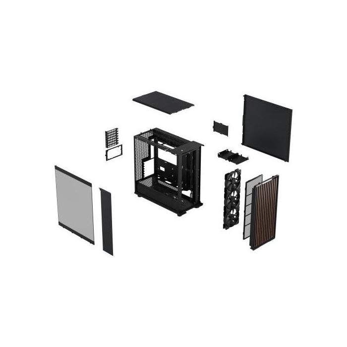 Fractal Design FD-C-NOR1X-02 carcasa de ordenador Midi Tower Negro, Carbón vegetal 19