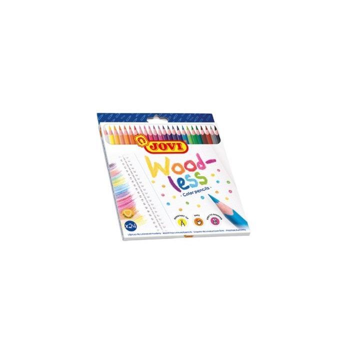 Jovi Lápices De Colores Woodless C-Surtidos Estuche 24 Ud Jovi Lápices De Colores Woodless C-Surtidos Estuche 24 Ud