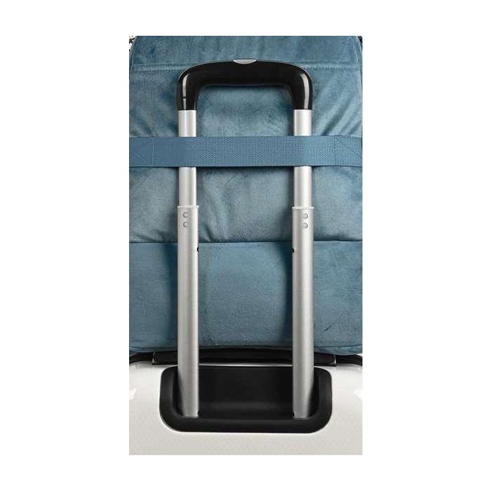 Mochila Accesorios Bebé Safta Leaves Turquesa (30 x 43 x 15 cm)