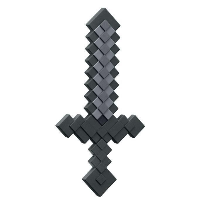 Espada de piedra minecraft 42,80x21,10x3 cm 3 Espada de piedra minecraft 42,80x21,10x3 cm 3