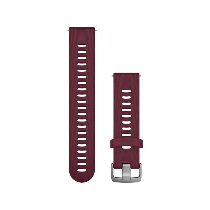 Garmin Correa de Repuesto 20mm Silicona Rojo Cereza