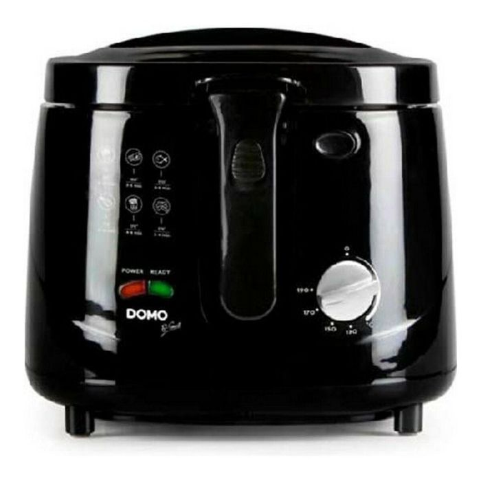 Domo DO461FR Freidora Eléctrica Classic 2.5L, 1800W, Cool Touch, Termostato Ajustable, Tazón Antiadherente, Negro 4