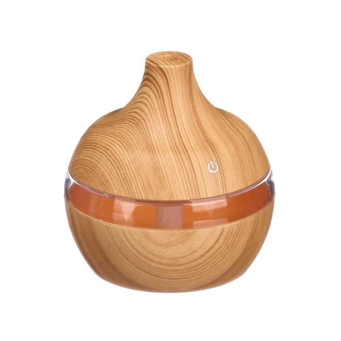 Arte Regal Humidificador Redondo con Acabado Madera, Fabricado en Plástico ABS, de 11x11.5x11 cm (12 Unidades) 1