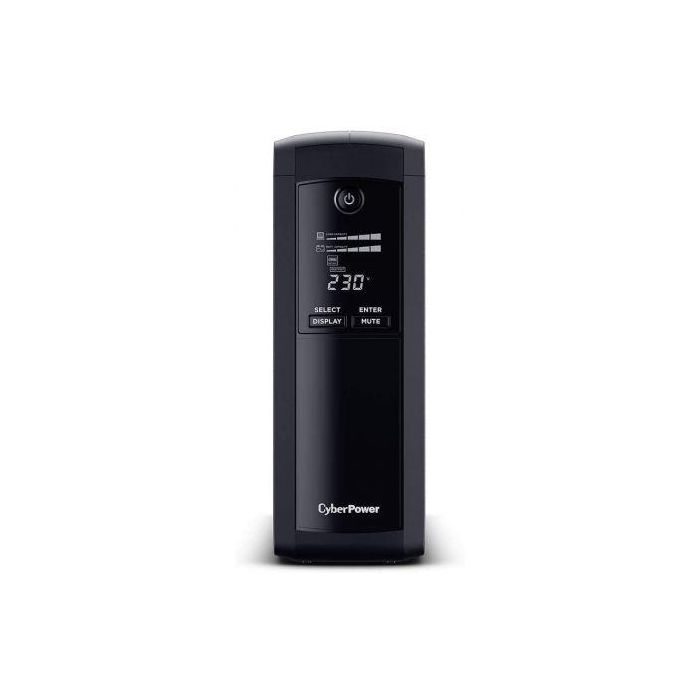 SAI Línea Interactiva Cyberpower VP1200ELCD-DE/ 1200VA-720W/ 5 Salidas/ Formato Torre 1