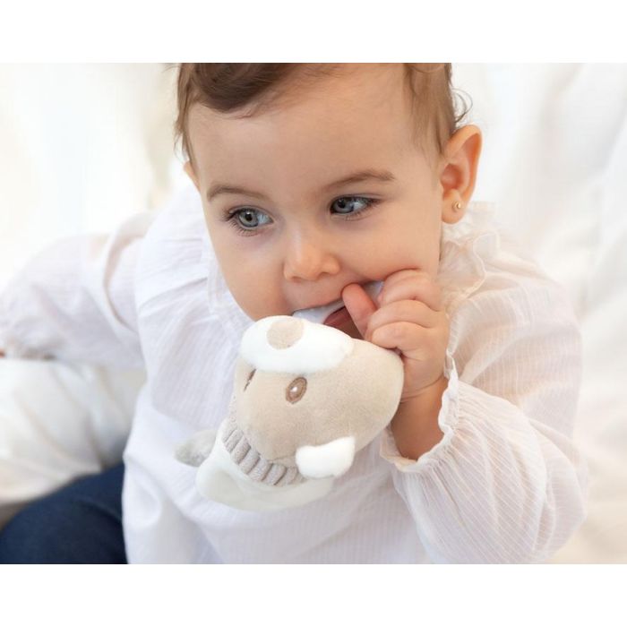 KioKids Mordedor Peluche Osito con Gorro para Bebés +0 meses | Alivia Dentición y Masajea Encías | Poliéster y EVA | Beige 1 KioKids Mordedor Peluche Osito con Gorro para Bebés +0 meses | Alivia Dentición y Masajea Encías | Poliéster y EVA | Beige 1
