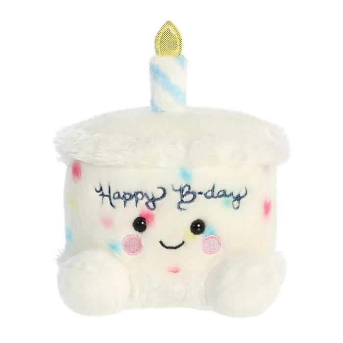 Palm Pals Peluche Tarta Cumpleaños Suave - 13cm 0 Palm Pals Peluche Tarta Cumpleaños Suave - 13cm 0