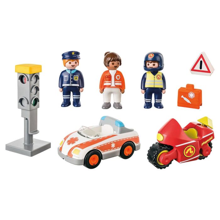 Playset Playmobil 71156 1.2.3 Day to Day Heroes 8 Piezas 4