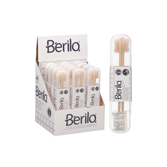 Set Funda 2 Cepillos Bambu Berilo 20X3CM (24 Unidades) 1 Set Funda 2 Cepillos Bambu Berilo 20X3CM (24 Unidades) 1