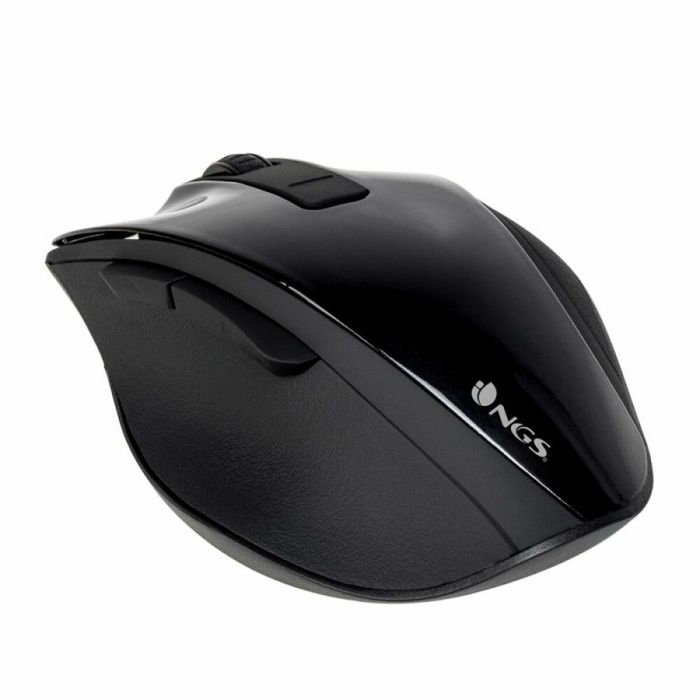 Ratón Inalámbrico Óptico NGS BOWBLACK Negro 1600 dpi (1 unidad) 1 Ratón Inalámbrico Óptico NGS BOWBLACK Negro 1600 dpi (1 unidad) 1