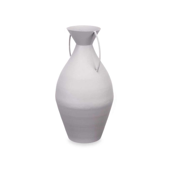 Jarron Acero Tinaja Gris Pastel Grd Giftdecor 20X43CM (4 Unidades) 1 Jarron Acero Tinaja Gris Pastel Grd Giftdecor 20X43CM (4 Unidades) 1