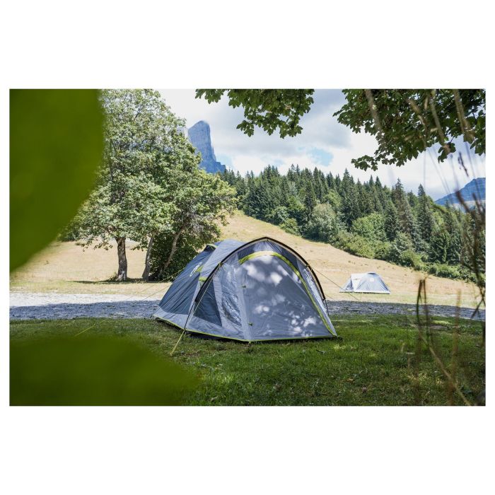 Coleman Darwin 2 Aktiv Zelt - Tienda de Campaña de Cúpula para 2 Personas, 3.2 m², para Excursión con Mochila, 2.8 kg, Color Verde/Gris