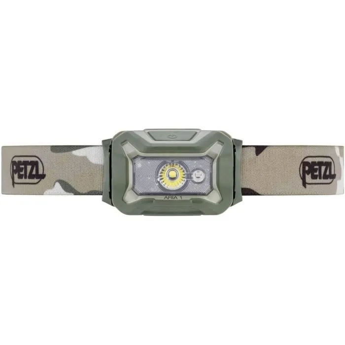 Petzl ARIA 1 Linterna Frontal Estanca 350 Lúmenes Camo 3 Pila AAA/LR03 Incluidas PET3342540840171 1