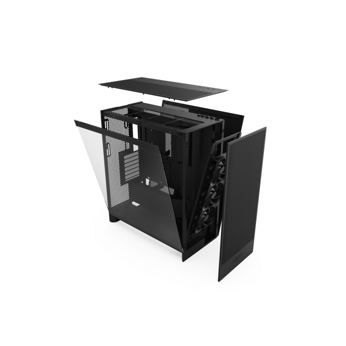 NZXT H7 Flow Midi Torre PC Negro con Ventiladores 3x120mm, Soporte para ATX, CM-H72FB-01 4 NZXT H7 Flow Midi Torre PC Negro con Ventiladores 3x120mm, Soporte para ATX, CM-H72FB-01 4