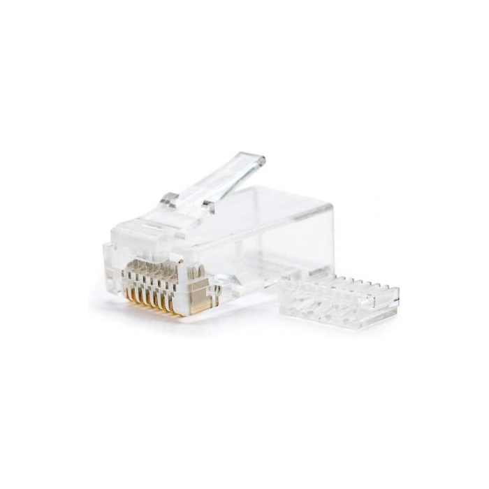 Nanocable 10.21.0201 Conector RJ45 Cat.6 para Cable de Red Ethernet, 8 Hilos, con Guías, Pack de 10 Unidades 4 Nanocable 10.21.0201 Conector RJ45 Cat.6 para Cable de Red Ethernet, 8 Hilos, con Guías, Pack de 10 Unidades 4