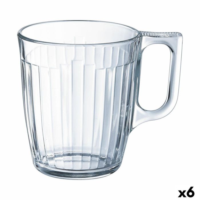 Taza Luminarc Nuevo Desayuno Transparente Vidrio (250 ml) (6 Unidades) 0 Taza Luminarc Nuevo Desayuno Transparente Vidrio (250 ml) (6 Unidades) 0