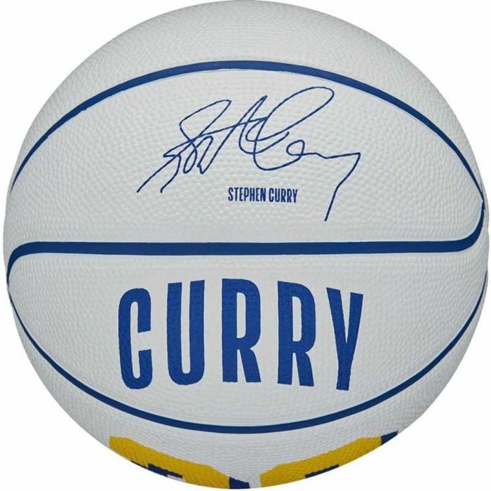 Balón de Baloncesto Wilson Player Icon Mini Curry Blanco (Talla 3) 1