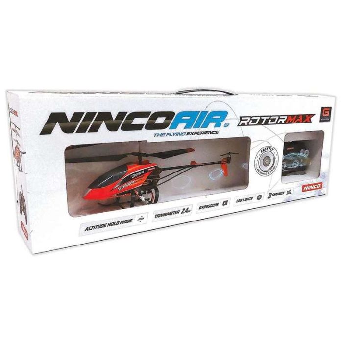 Helicoptero radio control nincoair rotormax 2,4ghz bateria y cargador 38x15x8,5cm 1 Helicoptero radio control nincoair rotormax 2,4ghz bateria y cargador 38x15x8,5cm 1