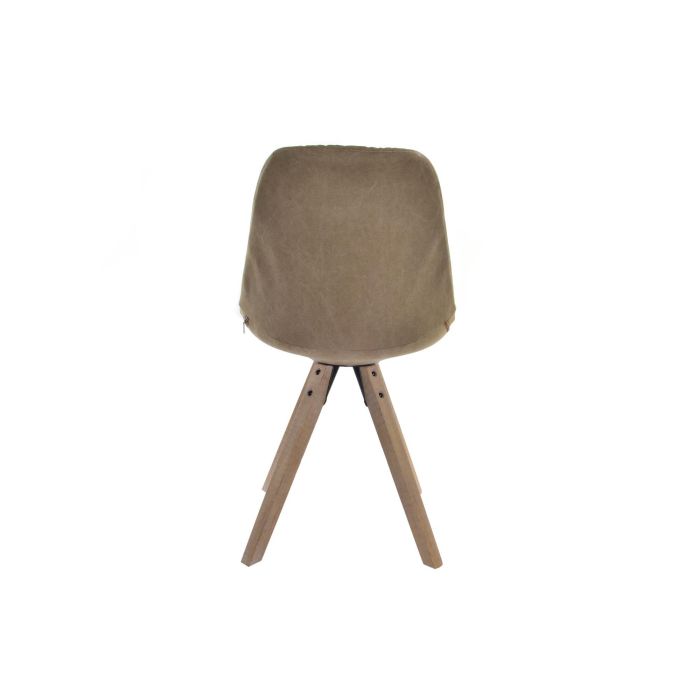 DKD Home Decor Silla Scandi Marrón Natural Pino Poliéster Algodón Desmontable 55x85x47 cm, Altura Asiento 51cm (2 Unidades) 6 DKD Home Decor Silla Scandi Marrón Natural Pino Poliéster Algodón Desmontable 55x85x47 cm, Altura Asiento 51cm (2 Unidades) 6