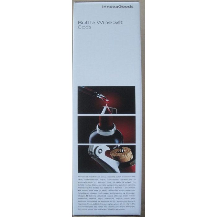 Estuche de Vino Botella InnovaGoods 5 Piezas 9 Estuche de Vino Botella InnovaGoods 5 Piezas 9